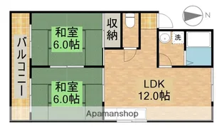 ライトハイツ【1階】の間取り