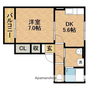 エムロードⅡ【1階】の間取り