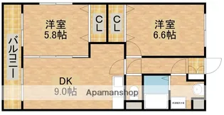 シャトーププレ【3階】の間取り