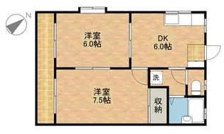 サンハイツ桂【2階】の間取り