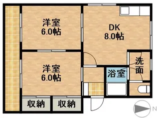 ルミエール【1階】の間取り