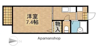 ラ・シルフィードB【203号室】の間取り