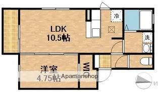 カーサマルジュー【2階】の間取り