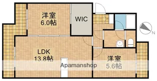 マンションエクシードⅡ【303号室】の間取り