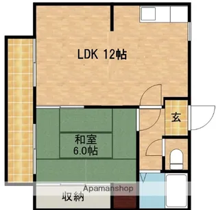 サニーハイツ【101号室】の間取り