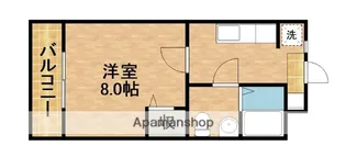 マンションヒカリⅠ【102号室】の間取り