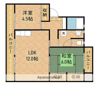 コーポポエム【3階】の間取り