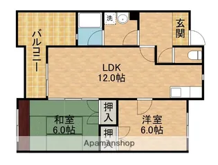 BEETOP幸【3階】の間取り