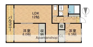 北川原ロビスト【2階】の間取り