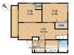 エスポワールA【2階】の間取り
