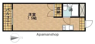 1Rの間取り画像