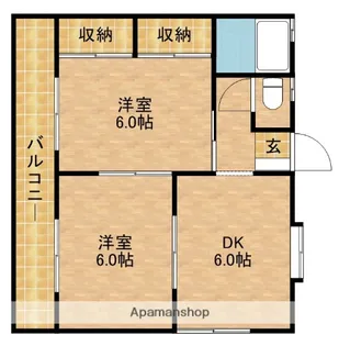 コーポ葵【2階】の間取り
