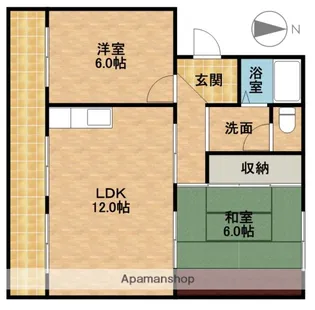 GLANZ【2階】の間取り