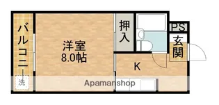 カレッジハイツⅠ【2階】の間取り