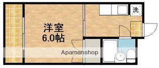 メゾンニシヤマ【1A号室】の間取り