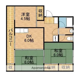 第一スヤマコーポ【1階】の間取り
