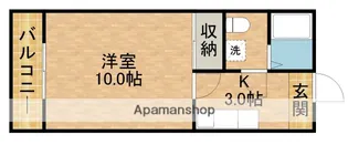 サンテユール【1階】の間取り