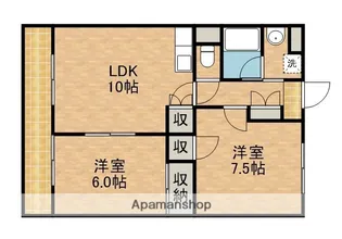 トップアイルⅡ【1階】の間取り