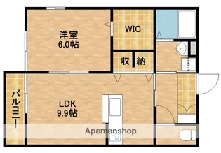 コート・ドールⅡ【1階】の間取り