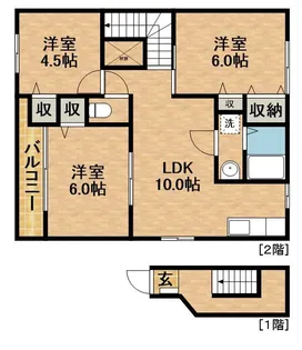 フローレンスⅡ【2階】の間取り