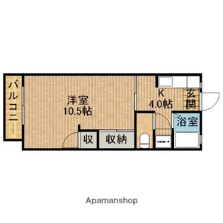 静岡県藤枝市南駿河台3丁目【アパート】の間取り
