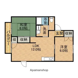 静岡県焼津市石津港町【アパート】の間取り