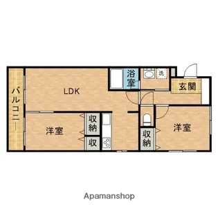 静岡県藤枝市青木1丁目【マンション】の間取り