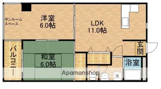 ビラ四季【3階】の間取り