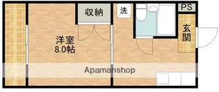 ローヤル石津Ⅱ【109号室】の間取り