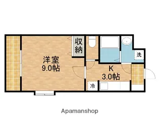 キャッスルバンブーⅡ【4階】の間取り