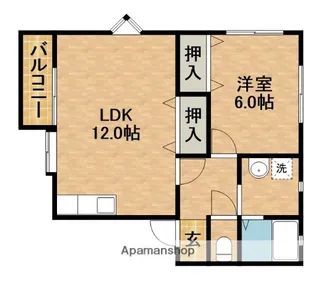 ハイツグレース【1階】の間取り