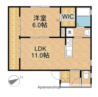 グランコートⅡ【1階】の間取り