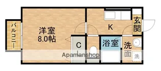 アズフレンディ【2階】の間取り