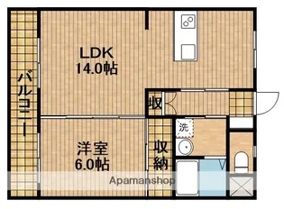 松下細島ライフ【3階】の間取り