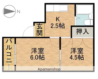 メロウレジデンス【2階】の間取り