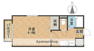 ハイツベアー富塚【1階】の間取り