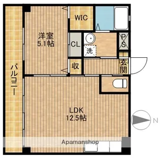 田畑ハイツそれいゆ【2階】の間取り