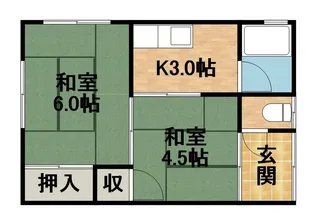 コーポ輪【2階】の間取り