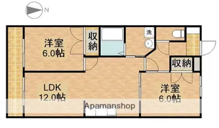 サンレイク和泉【1階】の間取り