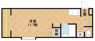 アップル第3マンション【505号室】の間取り