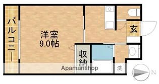 ビラミナミⅡ【3階】の間取り