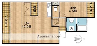 パレスセルシオⅡ【2階】の間取り