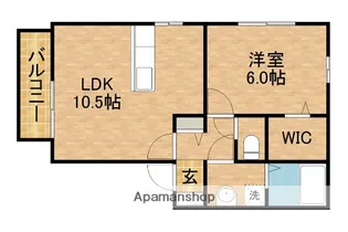 ウィルモア幸【2階】の間取り