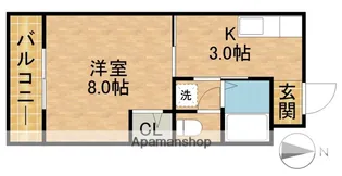 アビタ美吉Ⅲ【3階】の間取り