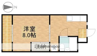 カサベルデ【1階】の間取り