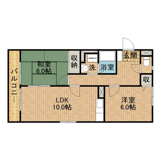 エスコート【202号室】の間取り
