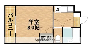 サンテラス初生【303号室】の間取り