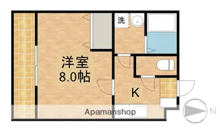 クレフラスト浜松駅南【2階】の間取り