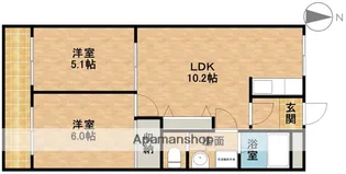 エクセレンスガーデンⅡ【1階】の間取り