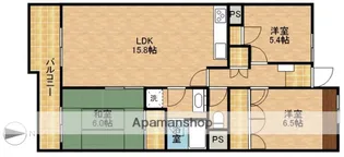 浜松アーバンライフ【211号室】の間取り